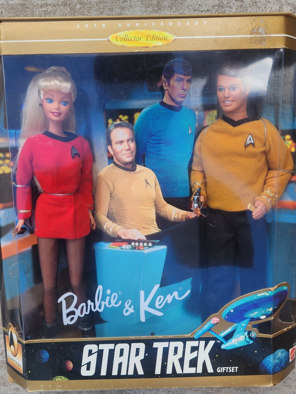 Vintage In Box, Barbie and Ken Star Trek 30th Anniversary Collector Edition 1996